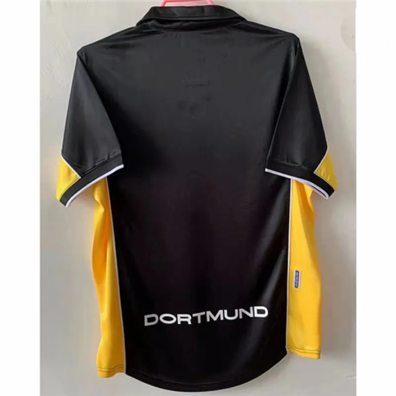 Borussia Dortmund 1998 away retro jersey, black