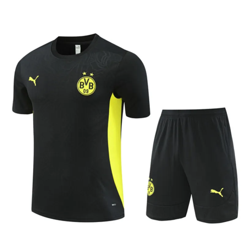 Borussia Dortmund camiseta de entrenamiento + pantalones cortos 2024/25, negro