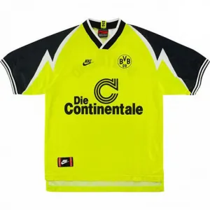 Borussia Dortmund maillot domicile rétro 1995/96, vert