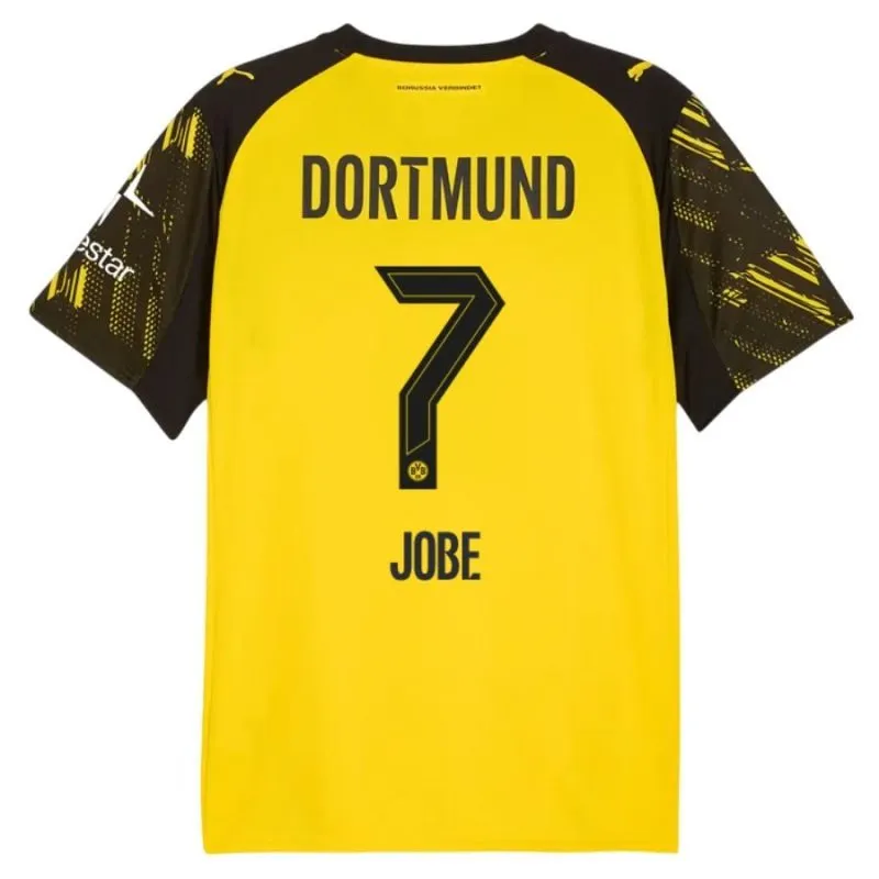 Dortmund JOBE Kids Kit Jersey 2025/26 Home - Yellow