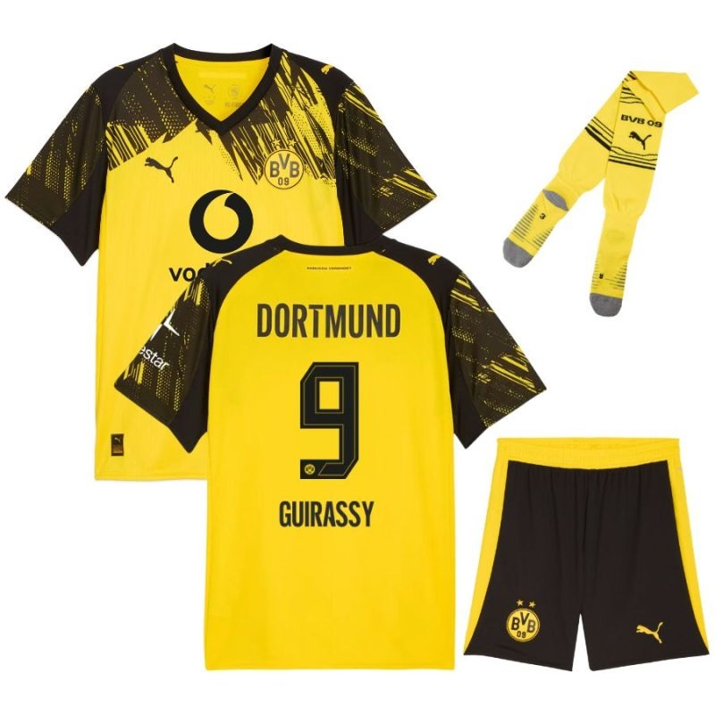 Dortmund GUIRASSY Ensemble enfant maillot 2025/26 Domicile - Jaune