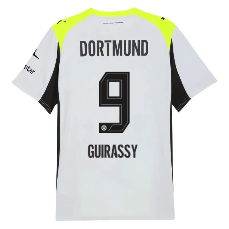Dortmund GUIRASSY 2025/26 Away Jersey - Grey/Green
