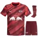 Camiseta RB Leipzig Visitante Infantil 2024/25 Conjunto Rojo