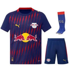 RB Leipzig 2025/26 Kids' Away Jersey Set - Blue