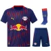 Set di maglia trasferta bambini del RB Lipsia 2025/26 - Blu