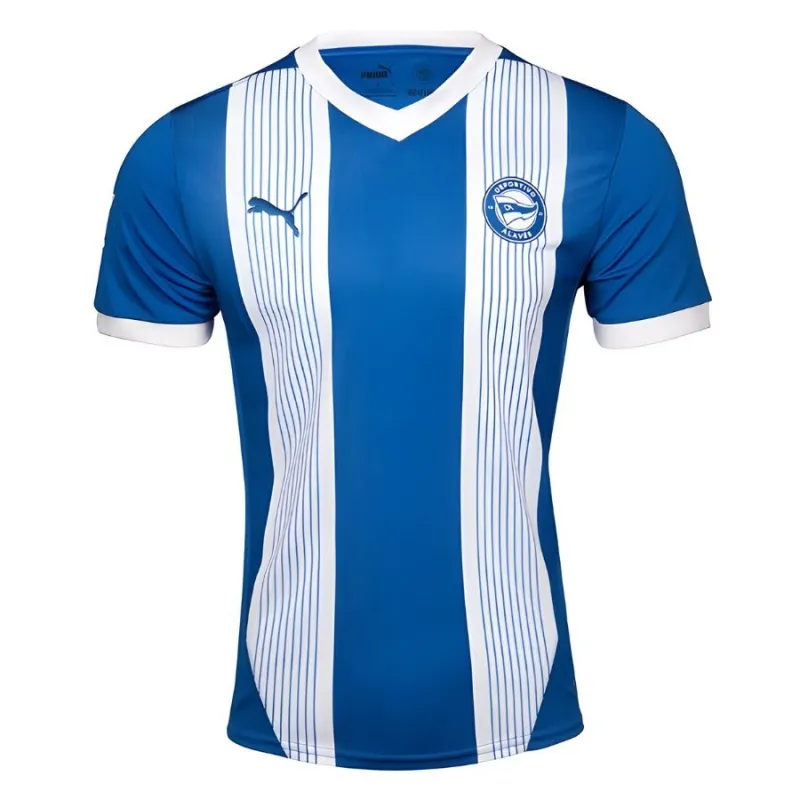 Camiseta local de CA Alavés 2024/25 - Azul/Blanco
