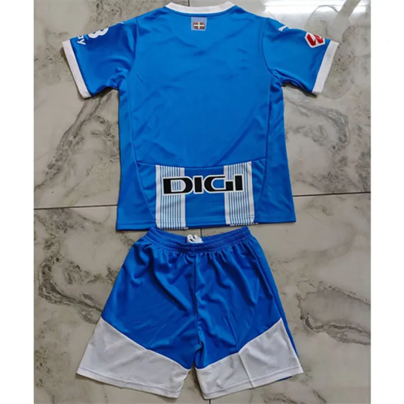 Deportivo Alavés Kids' Home Jersey and Shorts 2024/25 - Blue