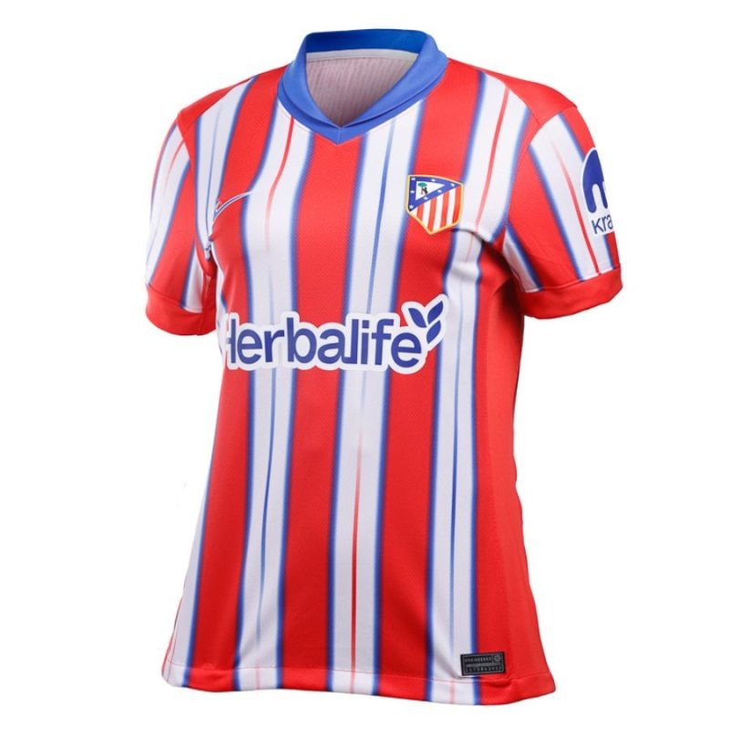 Maillot féminin d'Atletico Madrid 2024/25 domicile - Rouge/Blanc