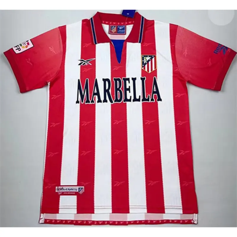 Maglia retrò di Atletico Madrid 1998/99 in casa - Rosso/Bianco
