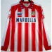 Atletico Madrid Retro Langarm-Trikot 1994/95 Heimspiel - Rot/Weiß