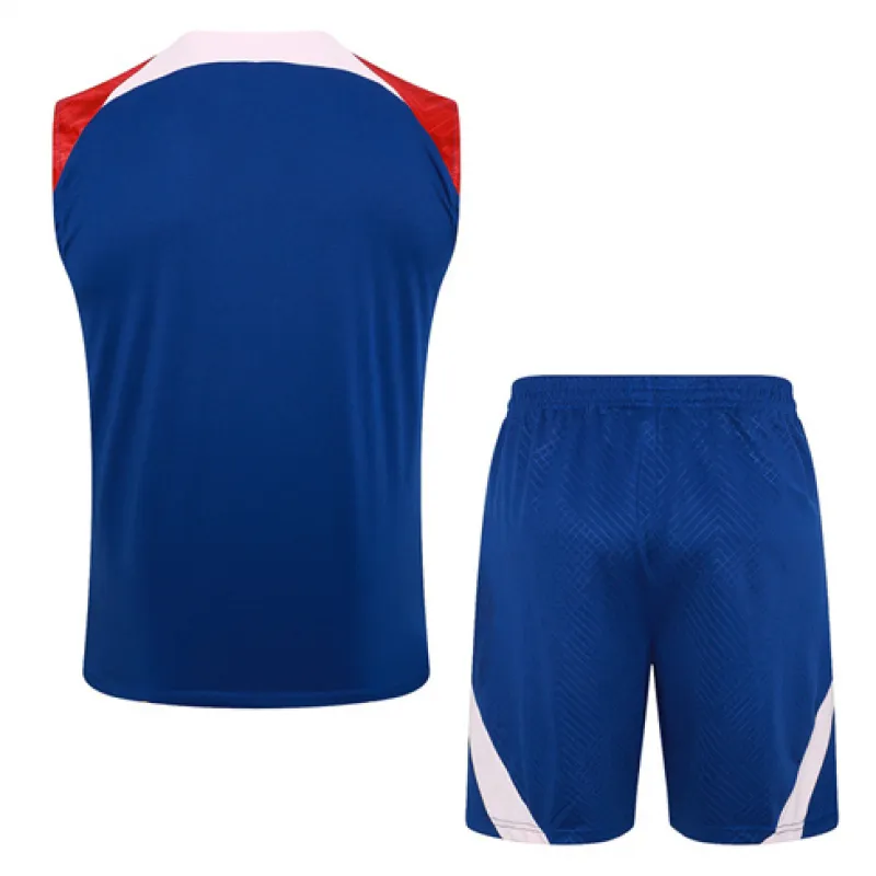 Completo Canotta Pantaloncini Atlético Madrid 2024/25 Blu