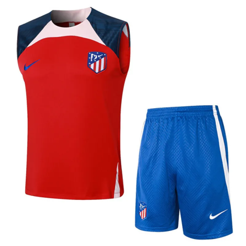 Set di shorts e gilet di Atletico Madrid 2024/25 - Rosso