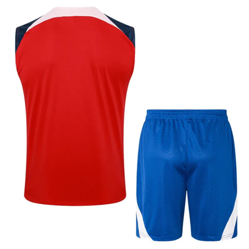 Set di shorts e gilet di Atletico Madrid 2024/25 - Rosso