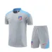 Atletico Madrid Kinder-Trainingsshirt + Shorts 2024/25 - Grau