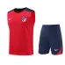 Atletico Madrid Shorts- und Weste-Set 2024/25 - Rot