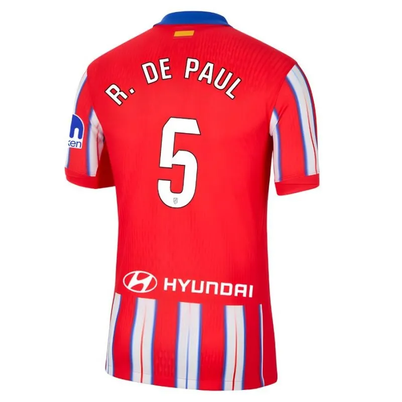 PAUL'S Atletico Madrid Kinder-Heim-Kit 2024/25 - Rot/Weiß