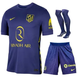 Atlético Madrid Kids' Kit 2025/26 Away - Blue