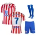 Griezmann Atlético Madrid 2025/26 Kids' Home Jersey Set - Red/White