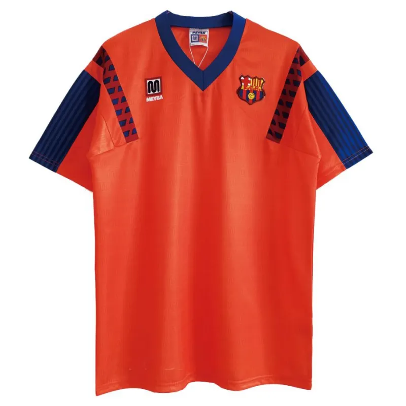Barcelona 1989 1992 Retro Away Jersey - Red