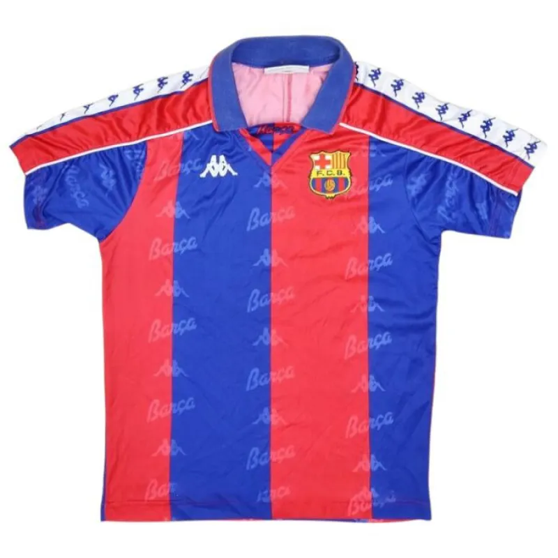 Barcelona 1993 1995 Retro Home Jersey - Red/Blue
