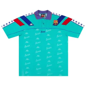 Barcelona 1993 1995 Retro Away Jersey - Blue