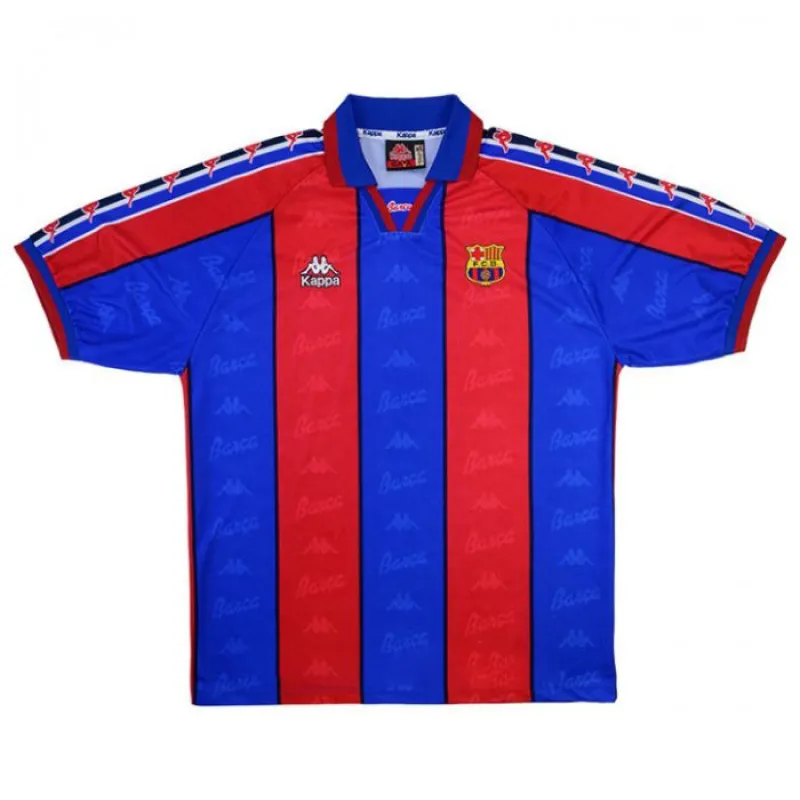 Barcelona 1996/97 Retro Home Jersey - Red/Blue