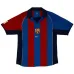 Barcellona XAVI 2001/02 Maglia Casa Retro - Rosso/Azzurro