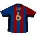 Barcellona XAVI 2001/02 Maglia Casa Retro - Rosso/Azzurro