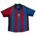 Barcelona RIVALDO 2001/02 Retro Home Jersey - Red/Blue