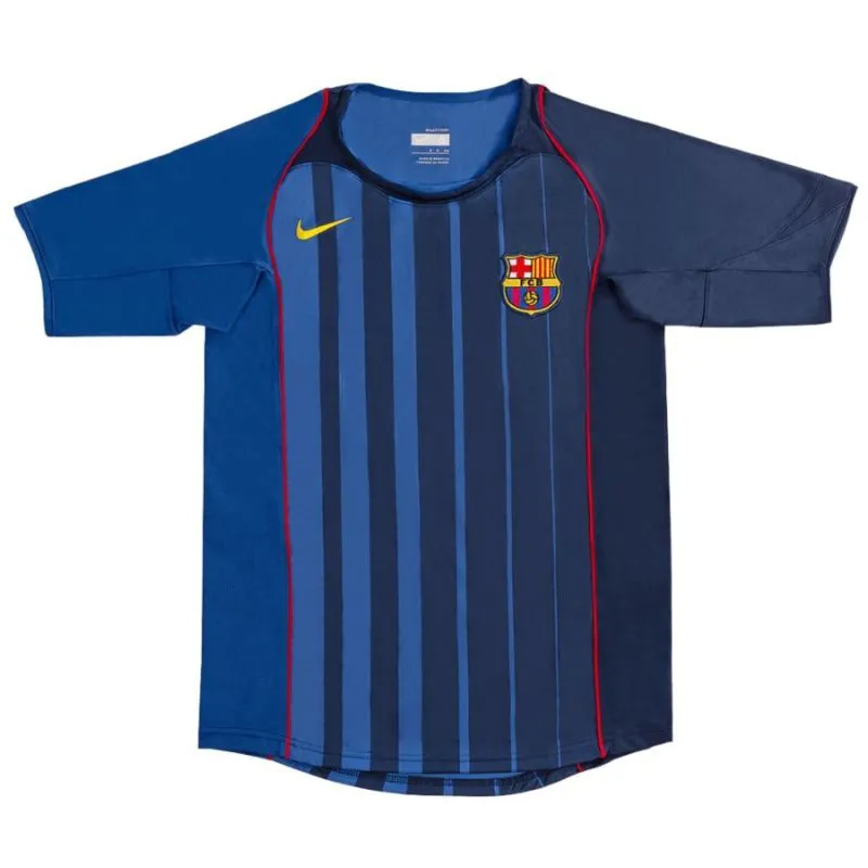 Barcelone XAVI 2004/05 Maillot Extérieur Rétro - Bleu
