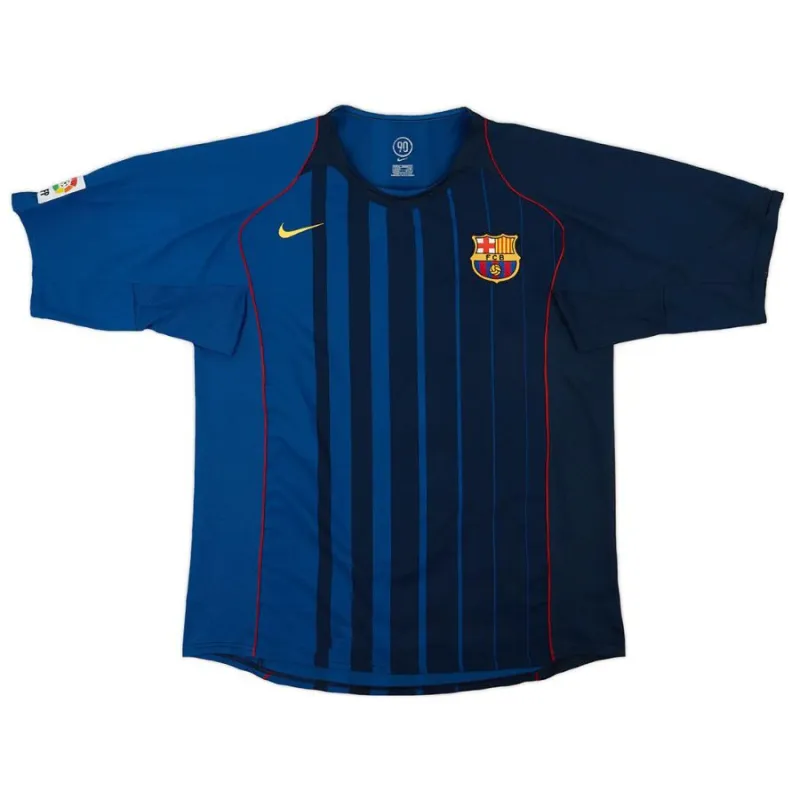 Barcelona RONALDINHO 2004/05 Retro Away Jersey - Blue