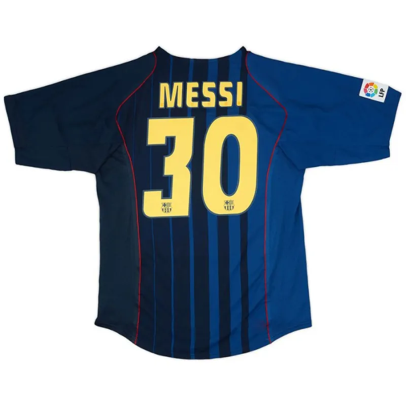 Barcelona MESSI 2004/05 Retro Away Jersey - Blue