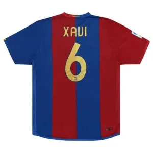 Barcelona XAVI 2006/07 Retro Home Jersey - Red/Blue