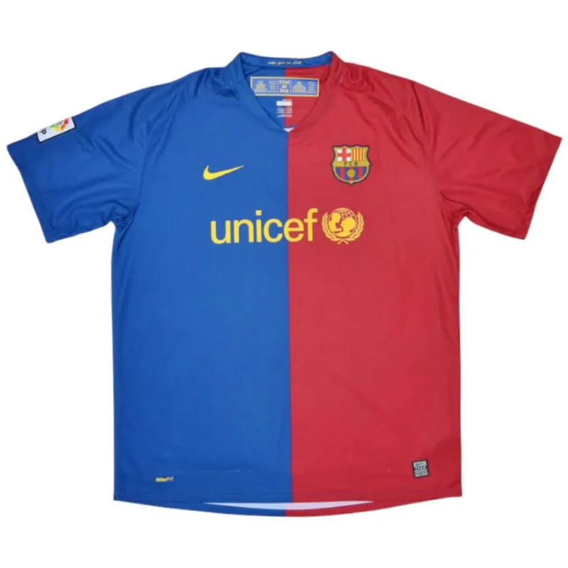 Barcelona 2008/09 Retro Home Jersey - Red/Blue
