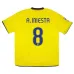 Barcelona A.INIESTA 2008/09 Retro Away Jersey - Yellow