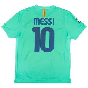 Barcelona MESSI 2010/11 Retro Away Jersey - Green