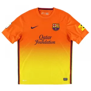 ​​Barcelona 2012/13 Retro Away Jersey - Red/Yellow​​