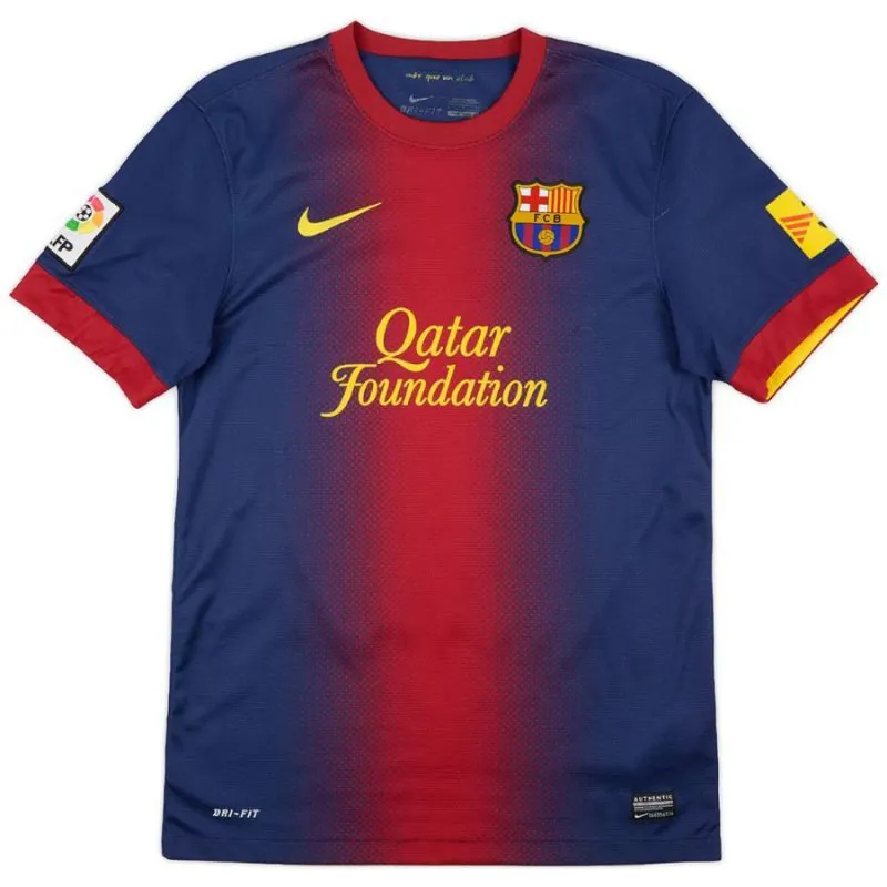 Barcelona MESSI 2012/13 Retro Heimtrikot - Rot/Blau