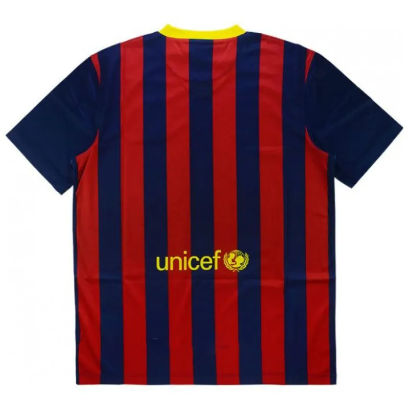 Barcelona 2013/14 Retro Home Jersey - Red/Blue