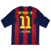 Maglia Casa Retrò a Maniche Lunghe NEYMAR 2014/15 del Barcellona - Rosso/Blu