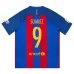 Maillot Domicile Rétro SUAREZ 2016/17 de Barcelone - Rouge/Bleu