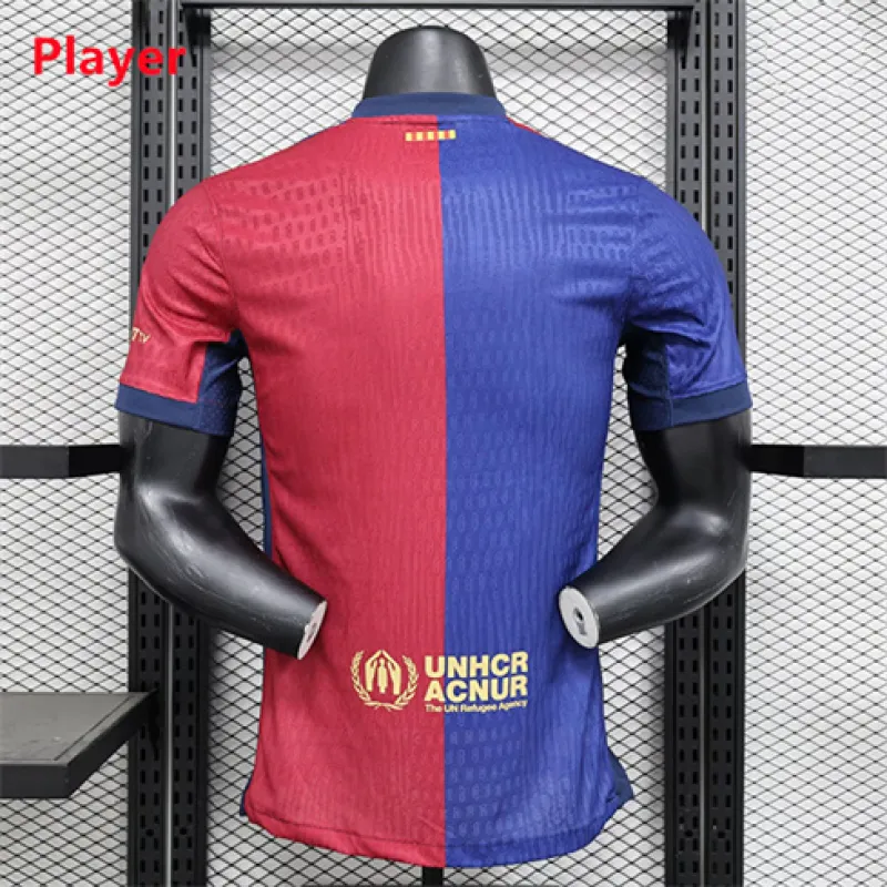 FC Barcelona Home Player Version Jersey 2024/25 - Red/Blue