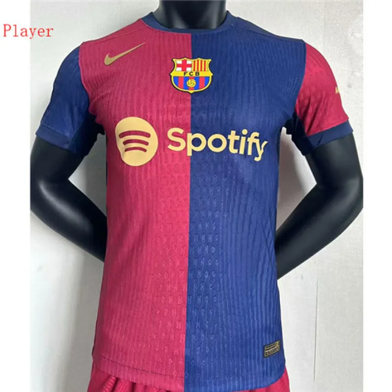 Camisa de la plantilla local versión de jugador del FC Barcelona 2024/25 - Rojo/Azul