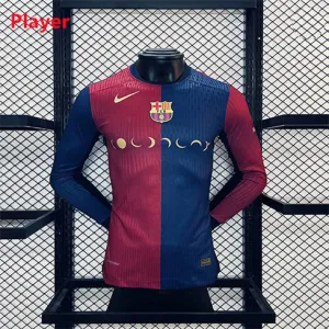 FC Barcelona Special Edition Home Player Long-Sleeved Jersey 2024/25 - Red/Blue