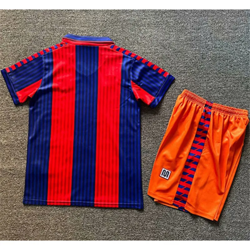 FC Barcelona Kids' Retro Jersey 1991/92 Home - Red/Blue