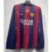 FC Barcelona Retro Long-Sleeved Jersey 2014/15  Home - Red/Blue