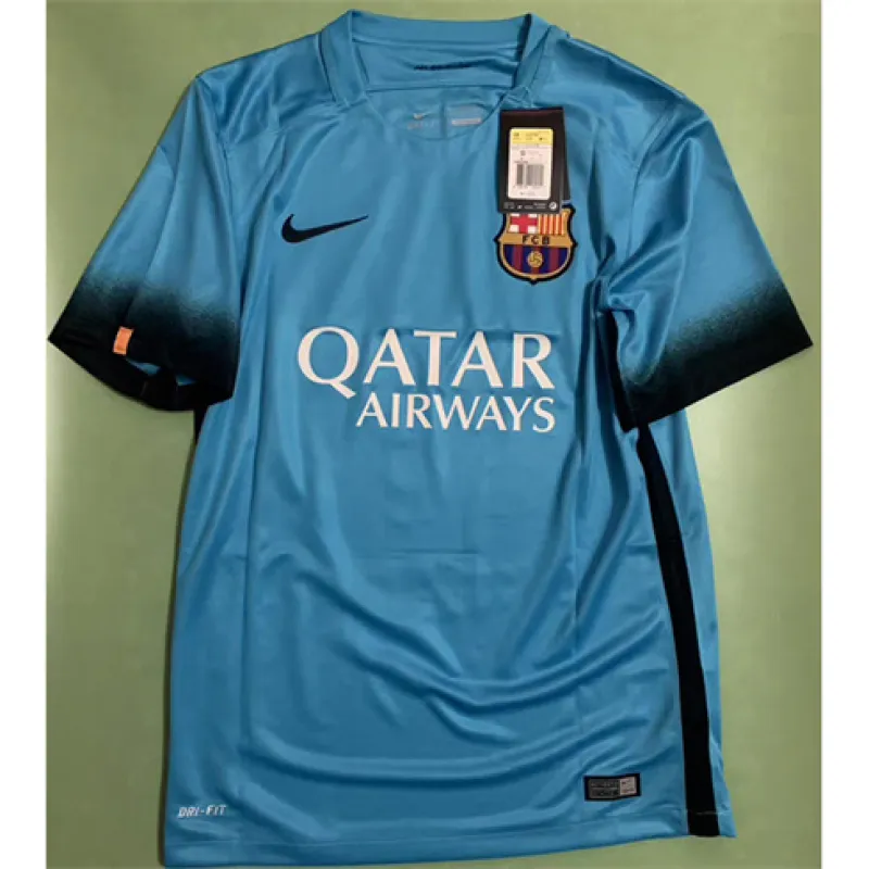 Terza maglia retrò del FC Barcelona 2015/16 - Azzurro
