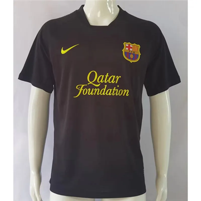 Maillot rétro du FC Barcelona 2011/12 d'extérieur - Noir