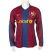 Camisa retro de manga larga del FC Barcelona Edición conmemorativa 1957-2007 - Rojo/Azul