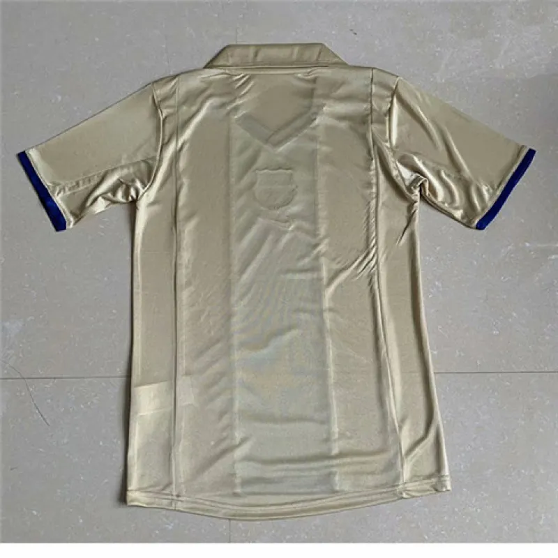 Maillot rétro du FC Barcelona 2002 d'extérieur - Or